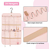 Double-sided PVC Wall-Mounted Jewelry Hanging Rolls AJEW-WH0323-01A-4