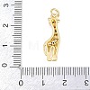 Brass Micro Pave Clear Cubic Zirconia Pendants KK-H273-48G-02-3