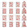20Pcs 4 Styles Christmas Theme Cotton Fabric Cloth Bags ABAG-TA0002-04A-3