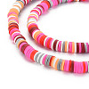 Handmade Polymer Clay Bead Strands CLAY-N011-53-4