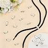 40Pcs Iron Bolo Tie Slides Clasp Accessories FIND-CL0002-29-4