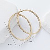 304 Stainless Steel Hoop Earrings WV2834-5