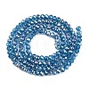 Electroplate Glass Beads Strands EGLA-A044-T2mm-B27-3