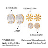 3 Pairs 304 Stainless Steel Earring Sets VB5348-2-1