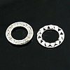 Brass Rhinestone Linking Rings RB-D047-16mm-01S-2