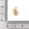 Brass Micro Pave Cubic Zirconia Pendants KK-R219-36E-G-3