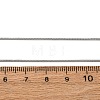 1MM 304 Stainless Steel Round Snake Chain Necklaces NJEW-T016-27P-5