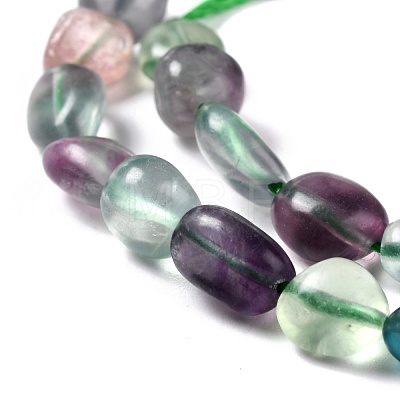 Natural Fluorite Beads Strands G-G018-61A-1