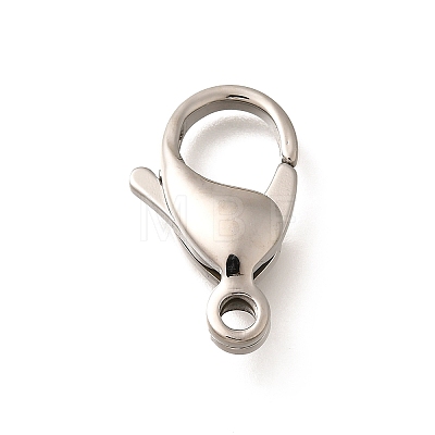 316 Stainless Steel Lobster Claw Clasps STAS-D288-09P-1