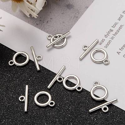 Alloy Toggle Clasps TIBE-EA774Y-P-NR-1