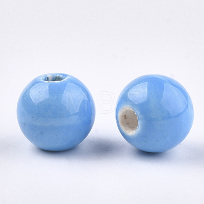 Handmade Porcelain Beads PORC-S499-01A-06-1