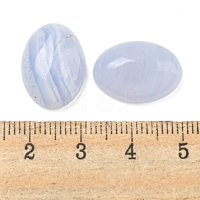 Natural Blue Lace Agate Cabochons G-I363-01C-1