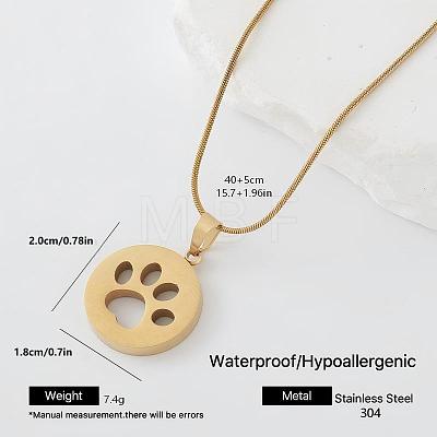 304 Stainless Steel Pendant Necklaces for Women OQ4626-3-1
