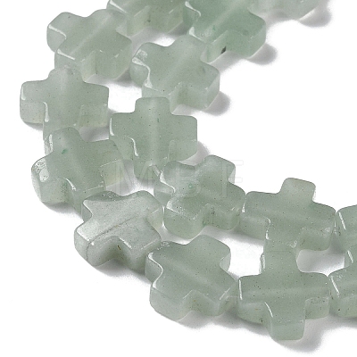 Natural Green Aventurine Beads Strands G-M418-B02-01-1