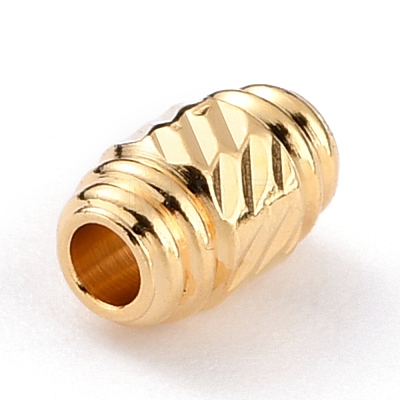 Brass Spacer Beads KK-O133-208-G-1