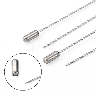 Tarnish Resistant 304 Stainless Steel Brooch Findings LS-X-STAS-S066-01-1