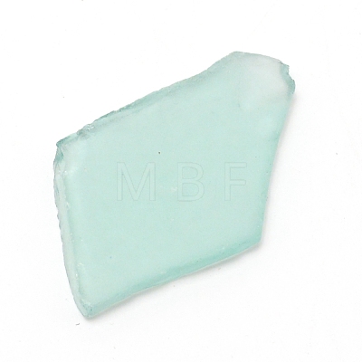 Sea Glass Chip Beads GLAA-WH0031-11C-1