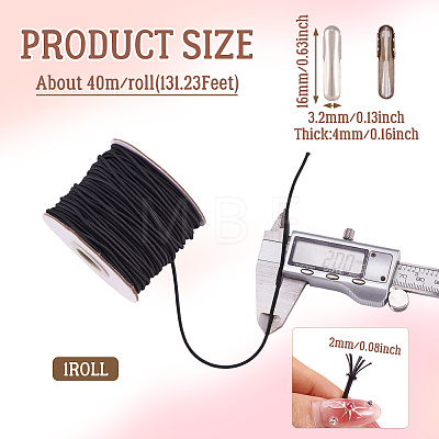 Round Elastic Cord and Iron Barbs DIY-TA0004-04B-1