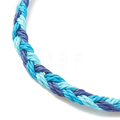 3Pcs 3 Style Waxed Polyester Braided Bracelets Sets BJEW-JB08115-01-1