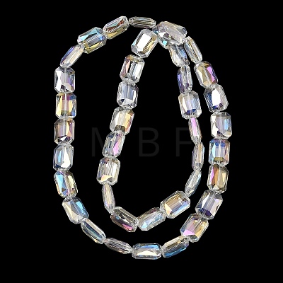 Electroplated Glass Beads EGLA-H002-A-17-1