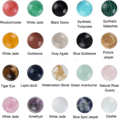 Gemstone Cabochons G-FH0001-08-1