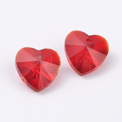 Romantic Valentines Ideas Glass Charms X-G030V14mm-09-1