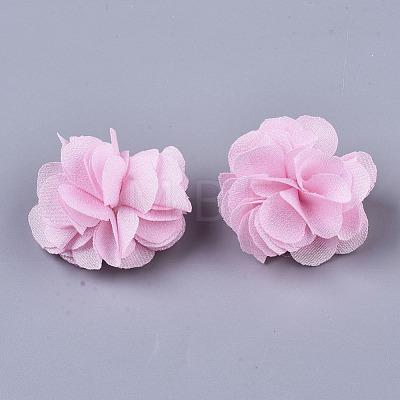 Polyester Fabric Flowers FIND-R076-02N-1