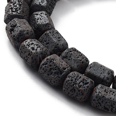 Natural Lava Rock Beads Strands G-H303-C08-1