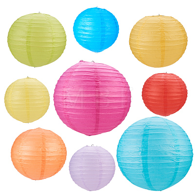 Paper Ball Lantern AJEW-PH0016-40-1