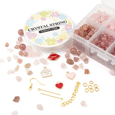 DIY Jewelry Set Making Kits for Valentine's Day DIY-LS0001-84-1