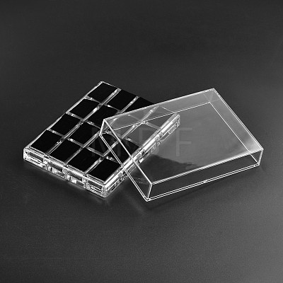 Cuboid Organic Glass Ring Display Boxes X-RDIS-N015-03-1