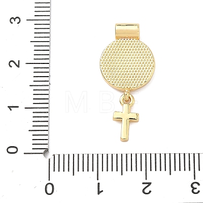 Religion Brass Pendants KK-H539-18G-07-1