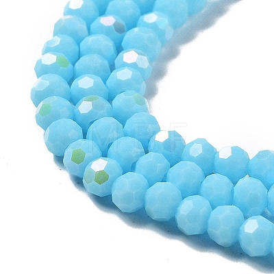 Opaque Glass Beads Strands EGLA-A035-P4mm-L08-1