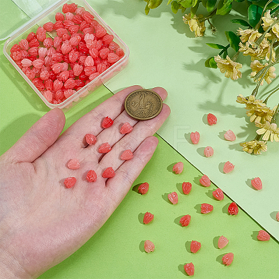 150Pcs Opaque Resin Beads RESI-PH0002-76C-1