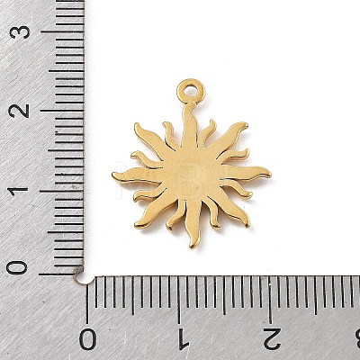 304 Stainless Steel Rhinestone Pendants STAS-D300-01G-05-1