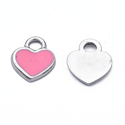 201 Stainless Steel Charms STAS-S080-045P-07-NR-1