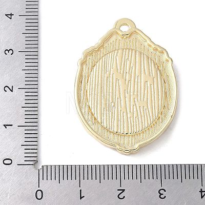Brass Pendant Cabochon Settings LS-KK-V005-01G-01-1