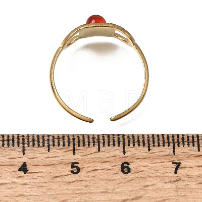 304 Stainless Steel Cuff Open Rings RJEW-F213-01G-08-1