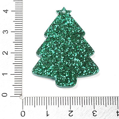 Christmas Theme Acrylic Pendants OACR-A034-01F-1