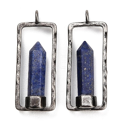 Dyed Natural Lapis Lazuli Pendants GG-CBACC2B-06AS-05-1