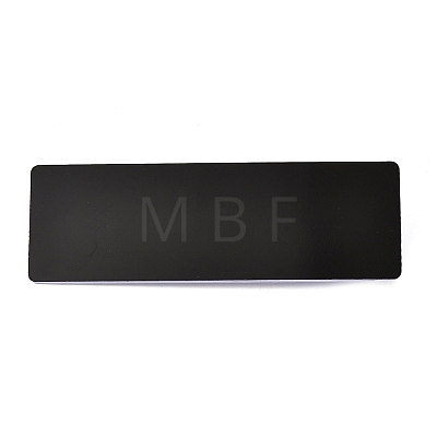 Plastic Blank Name Badge ID Tag with Iron Pins KY-D024-01A-1