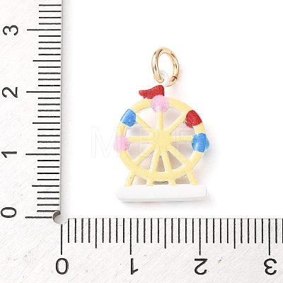 Printed Brass Pendants KK-CBA05A5-01G-02-1