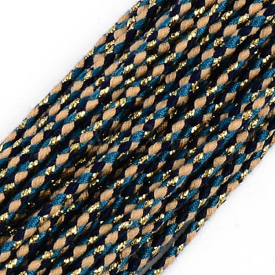 Tri-color Polyester Braided Cords OCOR-T015-B03-1