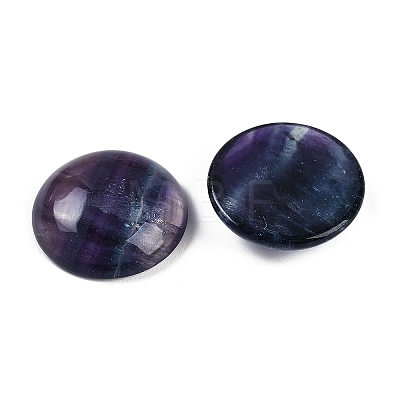 Natural Colorful Fluorite Cabochons G-I370-06C-1