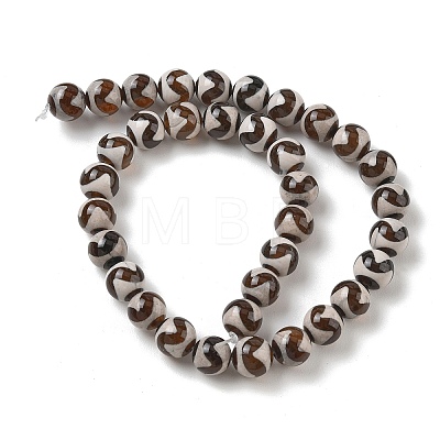 Tibetan Style dZi Beads Strands GG-CBA3DA1-04-1