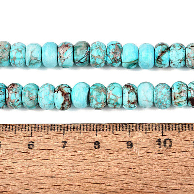 Dyed Synthetic Imperial Jasper Beads Strands G-Q606-99A-03-1