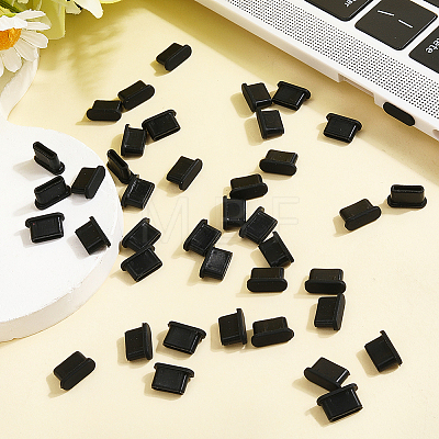 50Pcs Silicone Mobile Anti-Dust Plugs FIND-CN0001-98B-1