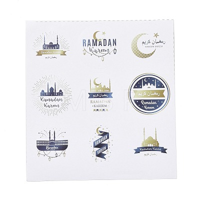 Lesser Bairam Theme Paper Stickers DIY-L063-A16-1