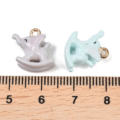 Alloy Enamel Pendants ENAM-A012-12G-1