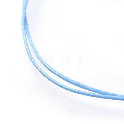 Adjustable Flat Waxed Polyester Cords Bracelet Making AJEW-JB00507-M-1